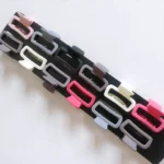 Multicolour Rectangle Hair Claw Clip