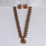 Antique Palakka Long Haram Set