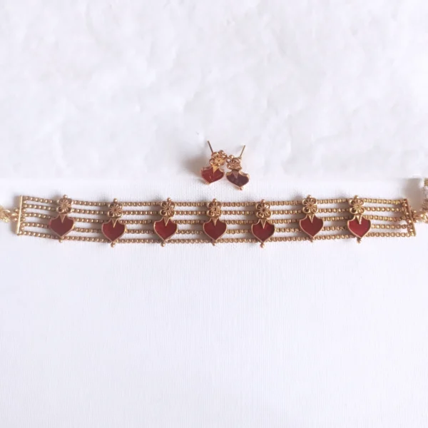 5 Layer Palakka Choker Set