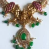 Lakshmi-and-Elephant-Hasli-Necklace-Set
