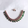 Ruby Green Mango Necklace Set