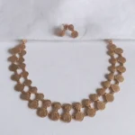 Double Layer Kasu Necklace Set