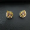 Traditional-Peacock-Feature-Ruby-and-Green-Stone-Detailing-Studs