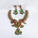 Lakshmi Elephant Hasli Necklace Set