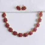 Floral Charms Necklace Set