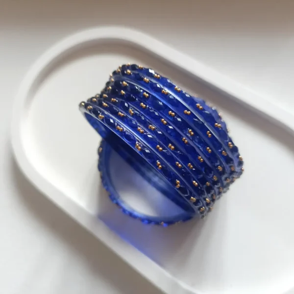 Budget-Friendly-Trending-Glossy-Raindrop-Glass-Blue-Bangles-Set