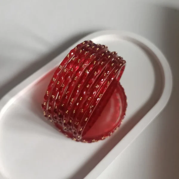 Budget-Friendly-Trending-Glossy-Raindrop-Glass-red-Bangles-Set