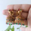Multi-Bead-Drops-Peacock-Design-Jhumka