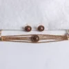 Golden Beads Choker Set