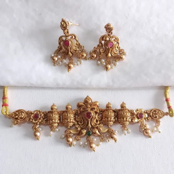 Non-Idol-Antique-Finish-Choker-Set