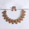 Lakshmi Coin Kundan Necklace Set