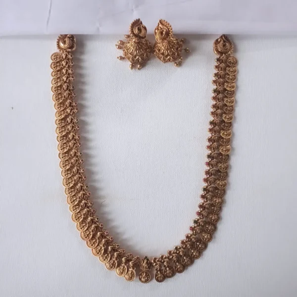 Lakshmi Kaasu Long Haaram Set
