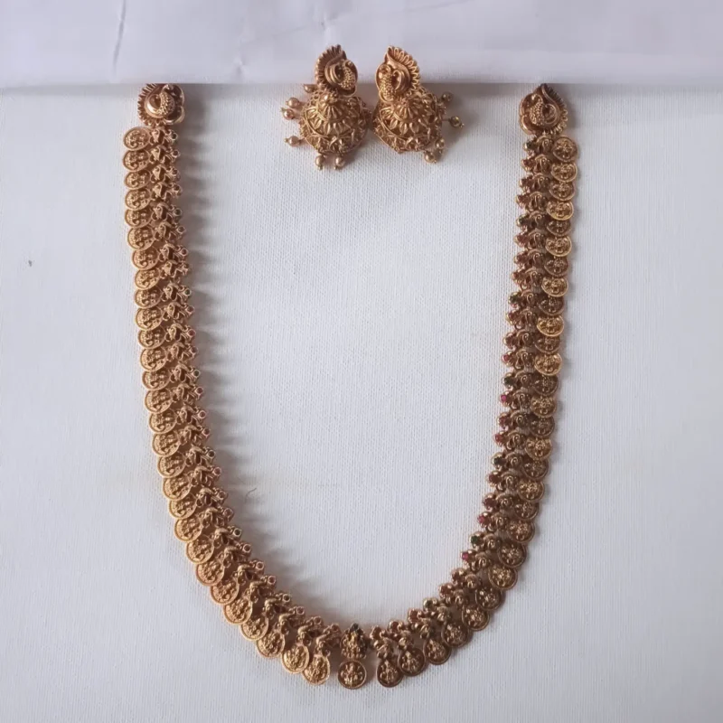 Lakshmi Kaasu Long Haaram Set