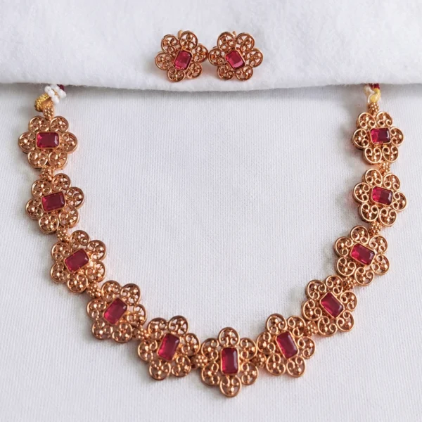 Non-Idol-Sufi-Flora-Ruby-Charms-Necklace