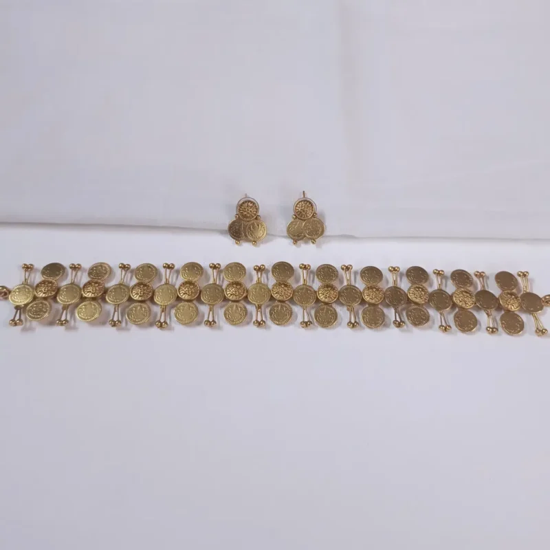 Lakshmi Coin Choker Set