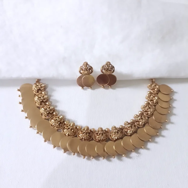 Lakshmi Kasu Mala Necklace Set
