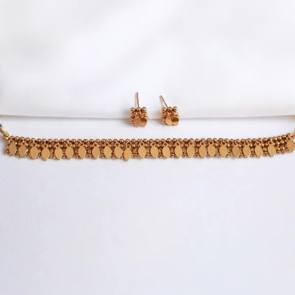 Single Layer Elakkathali Necklace Set