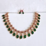 Palakka Drops Necklace Set