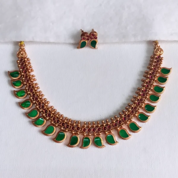 Mango Palakka Necklace Set