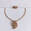 Mango Kemp Ruby Green Necklace Set