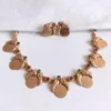 Mahalakshmi Mayura Coin Necklace Set