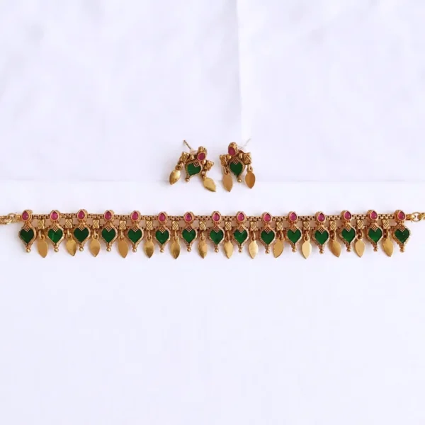 Palakka Drops Elakkathali Necklace Set
