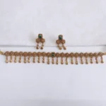 Floral Elakkathali Sufi Stone Necklace Set