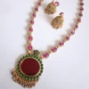 Multi Kempu Stone Long Necklace Set