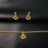 White Stone Pearl Attigai Set