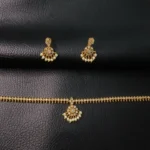 White Stone Pearl Attigai Set