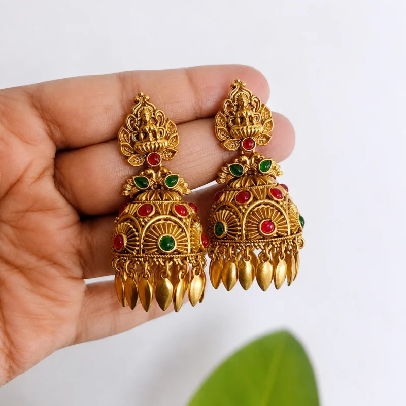 Elakkathali Jhumka Earrings