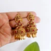 Traditional-Temple-Design-Red-Elakkathali-Jhumka