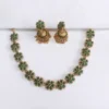 Kempu Stone Floral Choker Set
