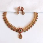 Multi Kempu Stone Floral Necklace Set