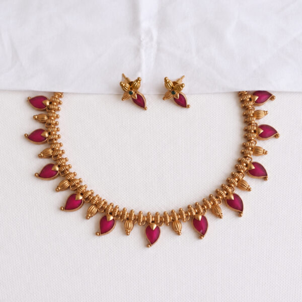 traditional-kerala-purple-Mango-Palakka-Necklace