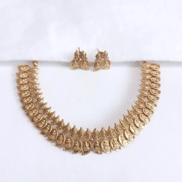 Double-Layer-Lakshmi-and-Mango-Design-Necklace-Set